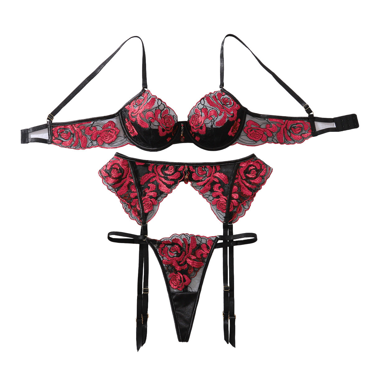 Mesh Slim Fit Shaping Sexy Underwear Split Suit