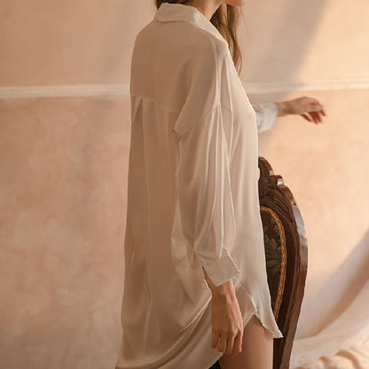 Pajamas Women's Chiffon Shirt Underwear Uniform