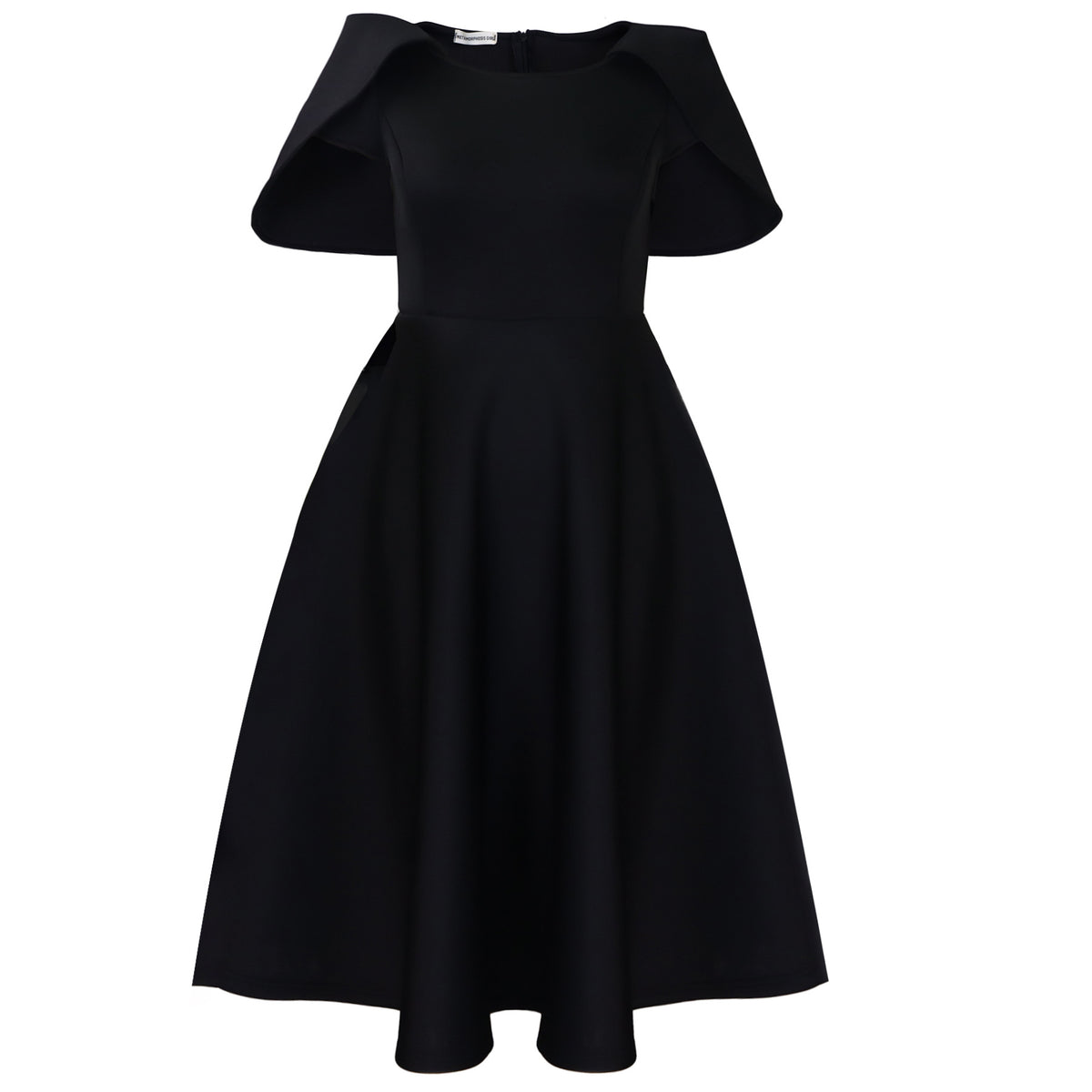 Womens Solid-Color Casual Chic Dress