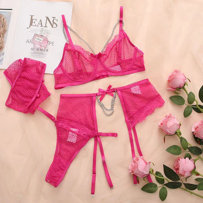 Women's Fashion Grid Stitching Underwear