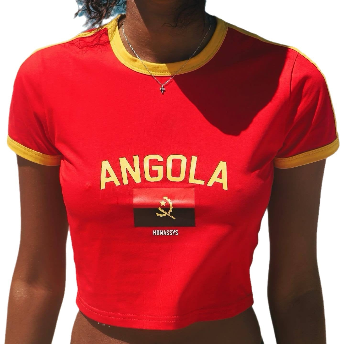 Printed Cropped European And American Women's Clothing Top
