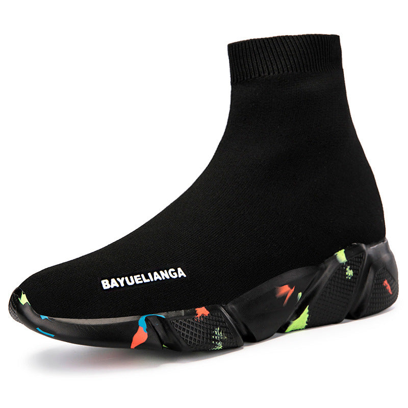 Women's High Tube Large Size Casual Sports Shoes