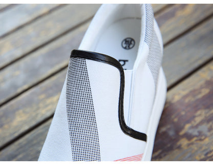 Women's high-top canvas shoes