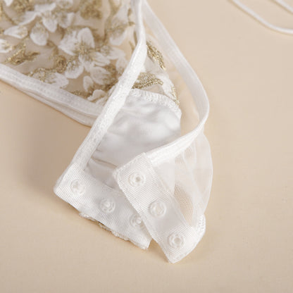 Beautiful Water-soluble Flower Sexy Lace Embroidery Comfortable Sexy Underwear Women's Bra Set One-piece Suit