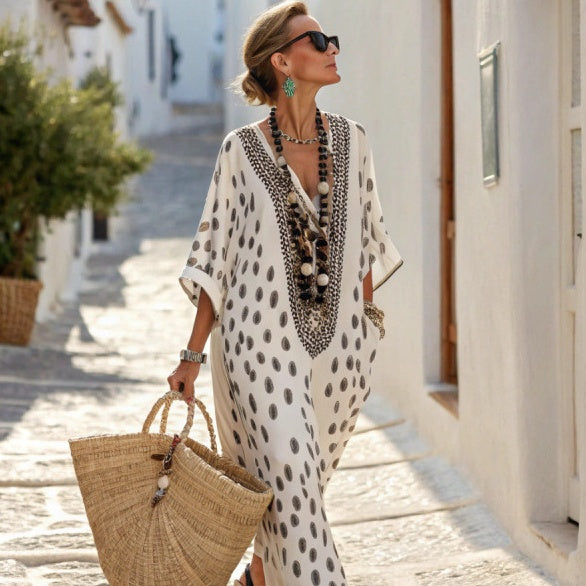 Three-quarter-length Sleeves With A Long Patch Pocket DRESS
