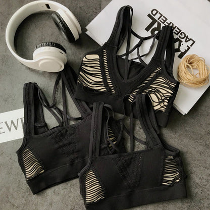 Women's Running Yoga Sports Bra Without Steel Ring Underwear