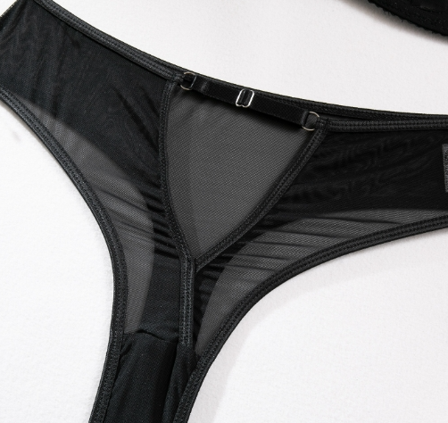 Underwear Mesh Two Piece Perspective Set