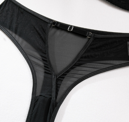 Underwear Mesh Two Piece Perspective Set