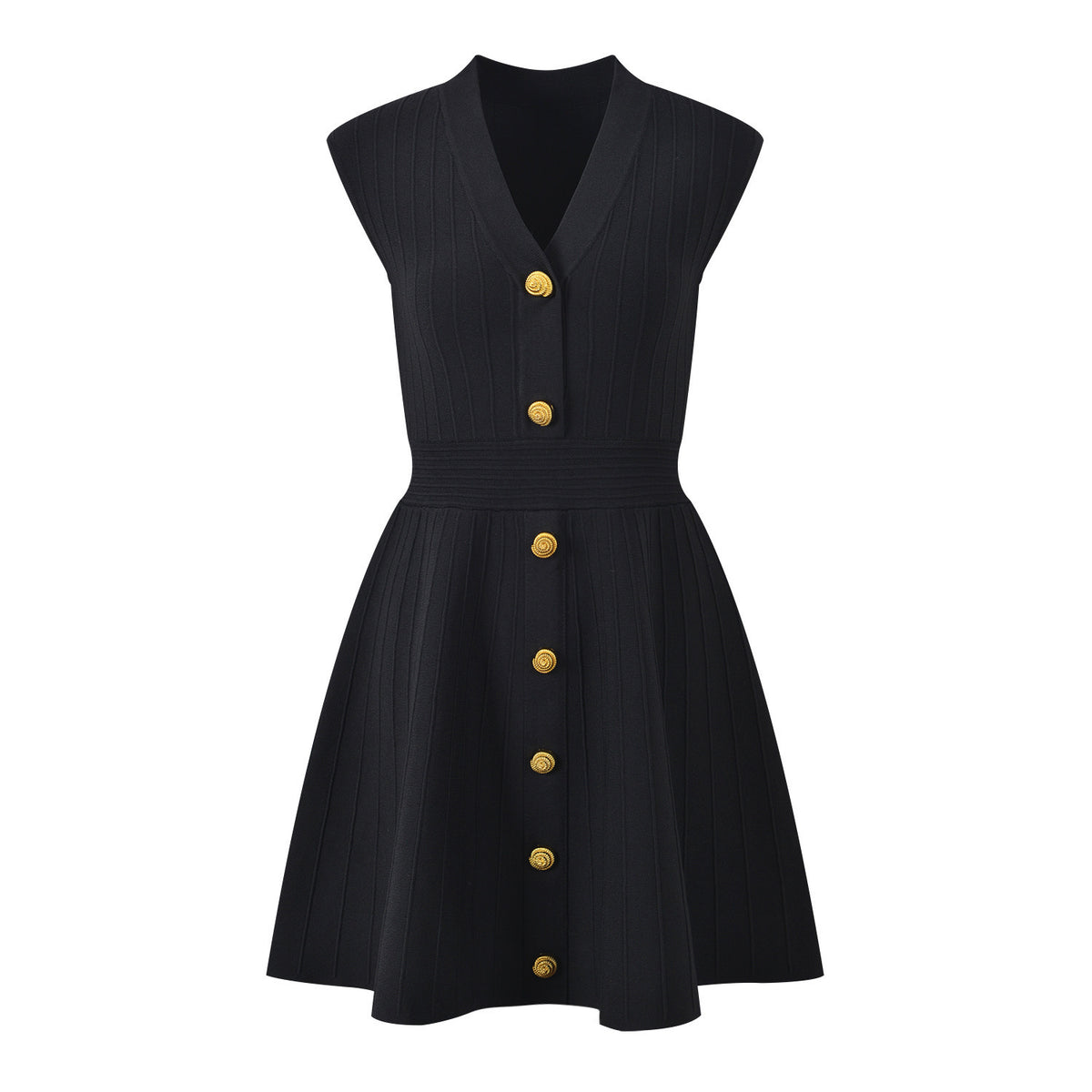 Summer Ribbed Mini Skirt Figure-flattering Bodycon Dress