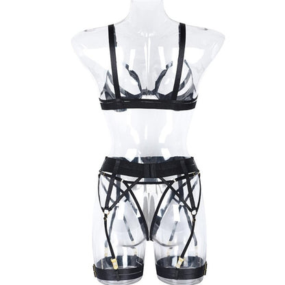 Simple Natural Ladies Underwear Bra Set