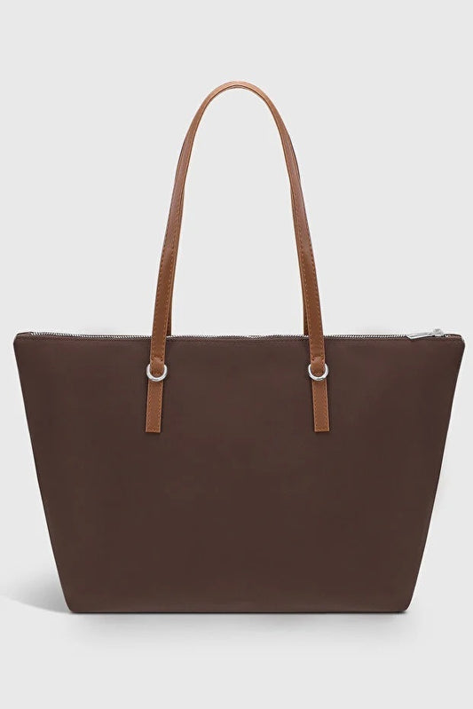 Brown Large Water Resistant Bag For Women