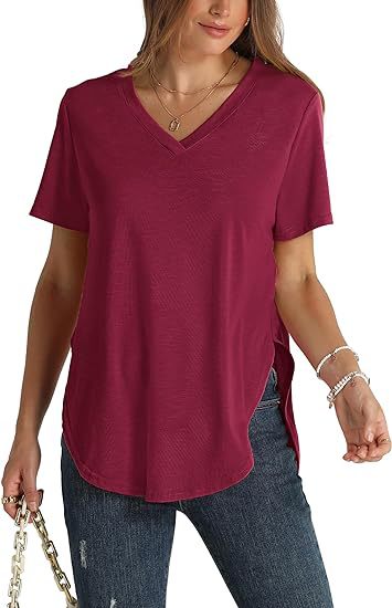 Women's Top Fashion Casual Short Sleeve