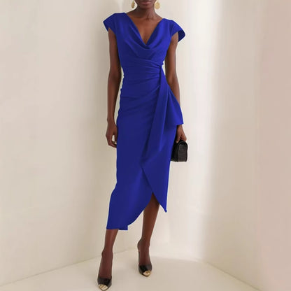 Elegant Feminine Dress With A Chic Sophisticated Vibe