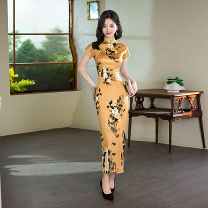 Floral Long Yellow Skirt A Refined Modern Take On Everyday Elegance