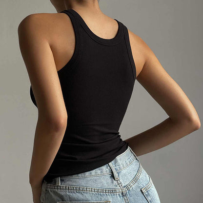 Sleeveless Spicy Girl Bottom Versatile Casual Tank Top