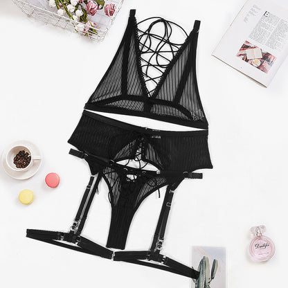 European And American Underwear Four-piece Set Without Steel Ring