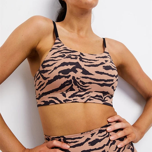 Yoga Wear Beauty Back Fitness Underwear Women's Sports Bra Sling Tights