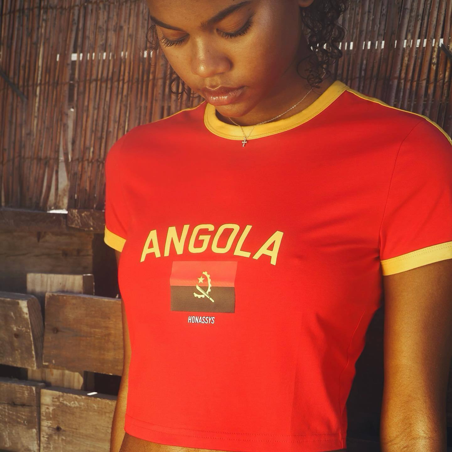 Printed Cropped European And American Women's Clothing Top