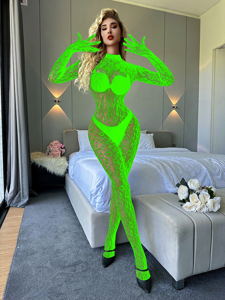 Sexy Underwear Long Sleeve One-piece Leggings