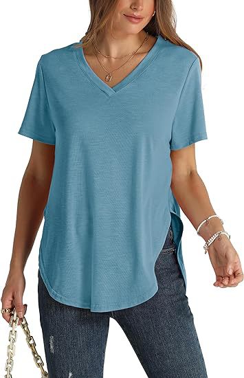 Women's Top Fashion Casual Short Sleeve
