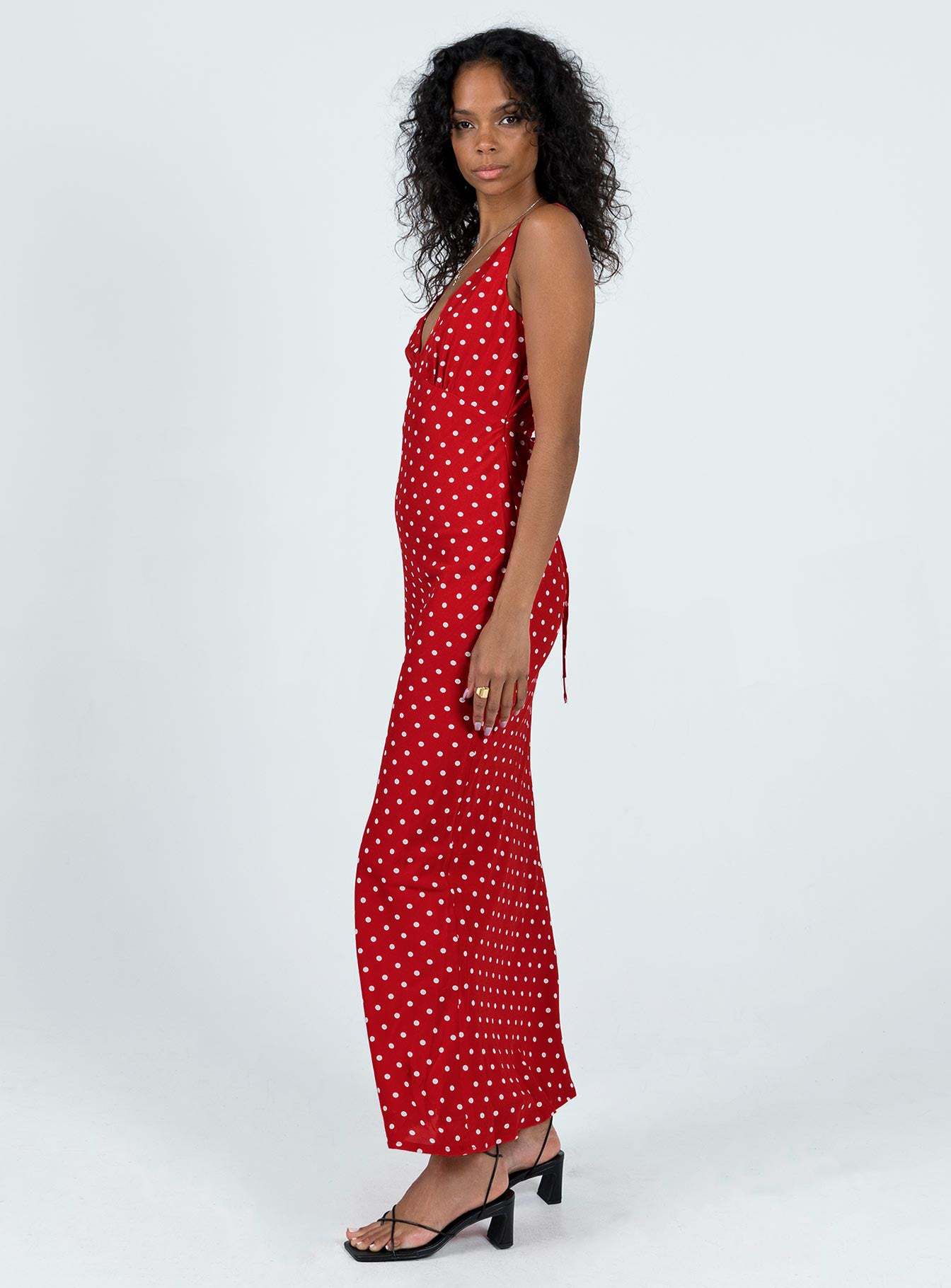 European And American New Polka Dot Texture Underwear Dress
