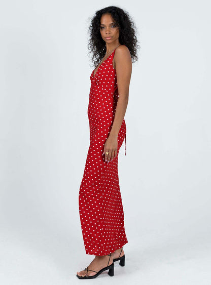 European And American New Polka Dot Texture Underwear Dress