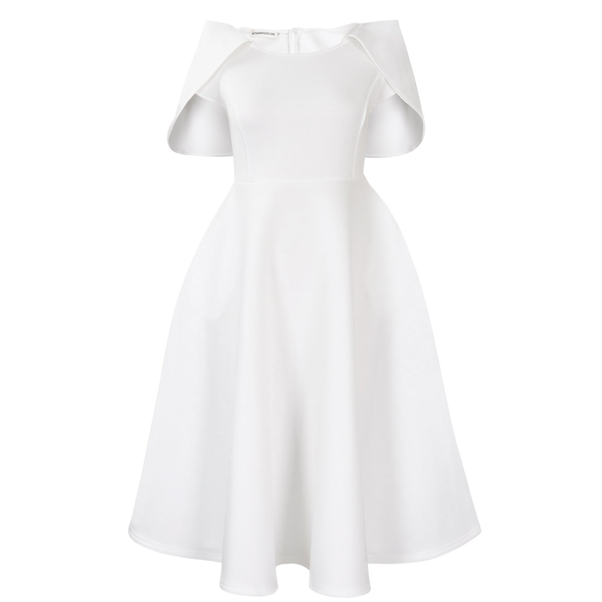 Womens Solid-Color Casual Chic Dress