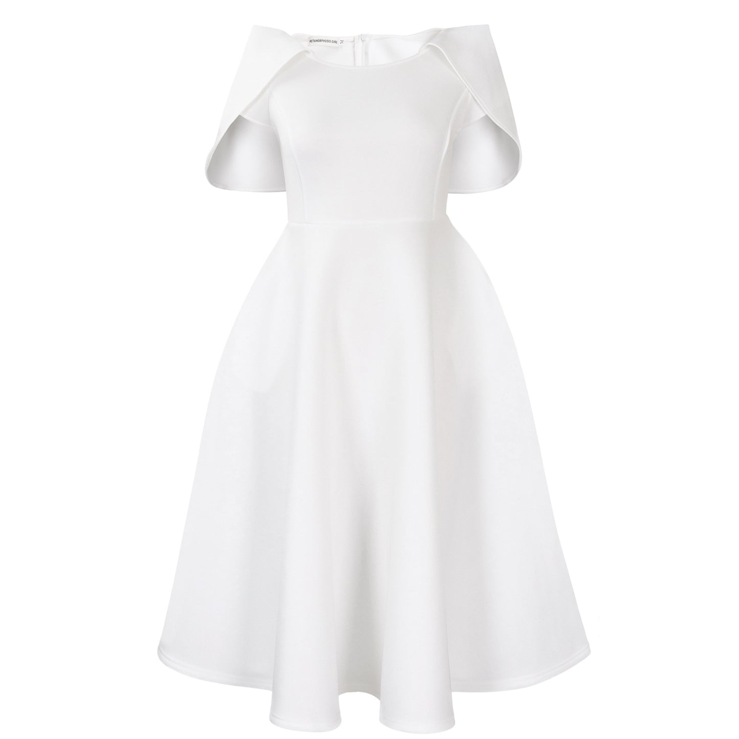 Womens Solid-Color Casual Chic Dress
