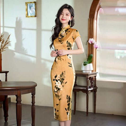 Floral Long Yellow Skirt A Refined Modern Take On Everyday Elegance