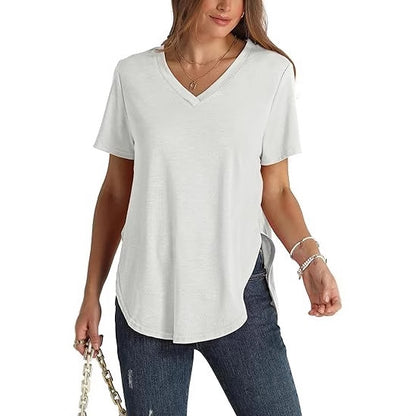 Women's Top Fashion Casual Short Sleeve