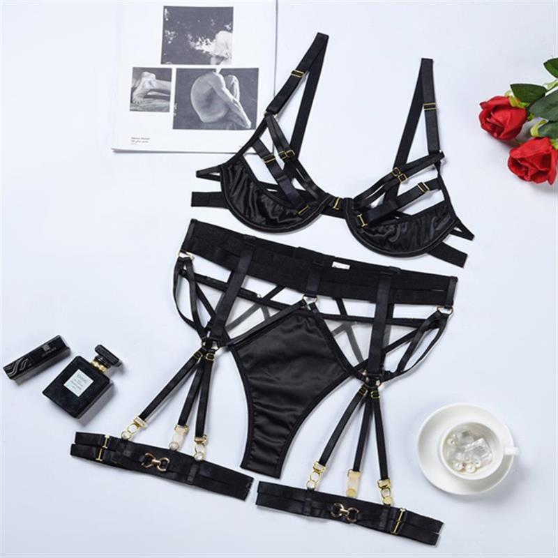 Simple Natural Ladies Underwear Bra Set