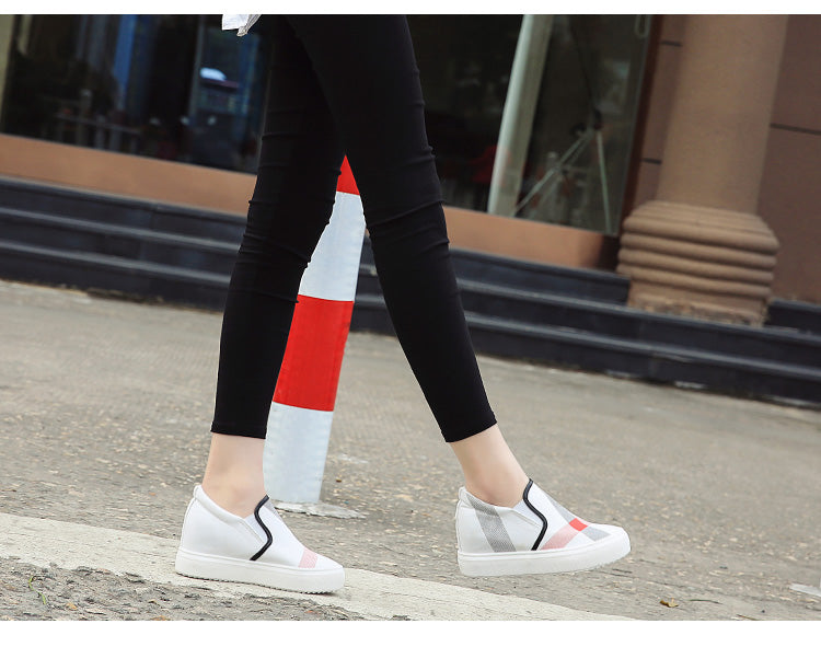 Women's high-top canvas shoes