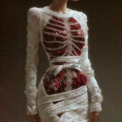 Ladies' 3D Digital Printed Slim Fit Hip Hugging Dress