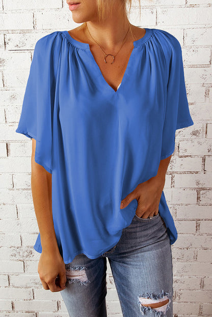 Loose Half Sleeve T-Shirt Pullover Top