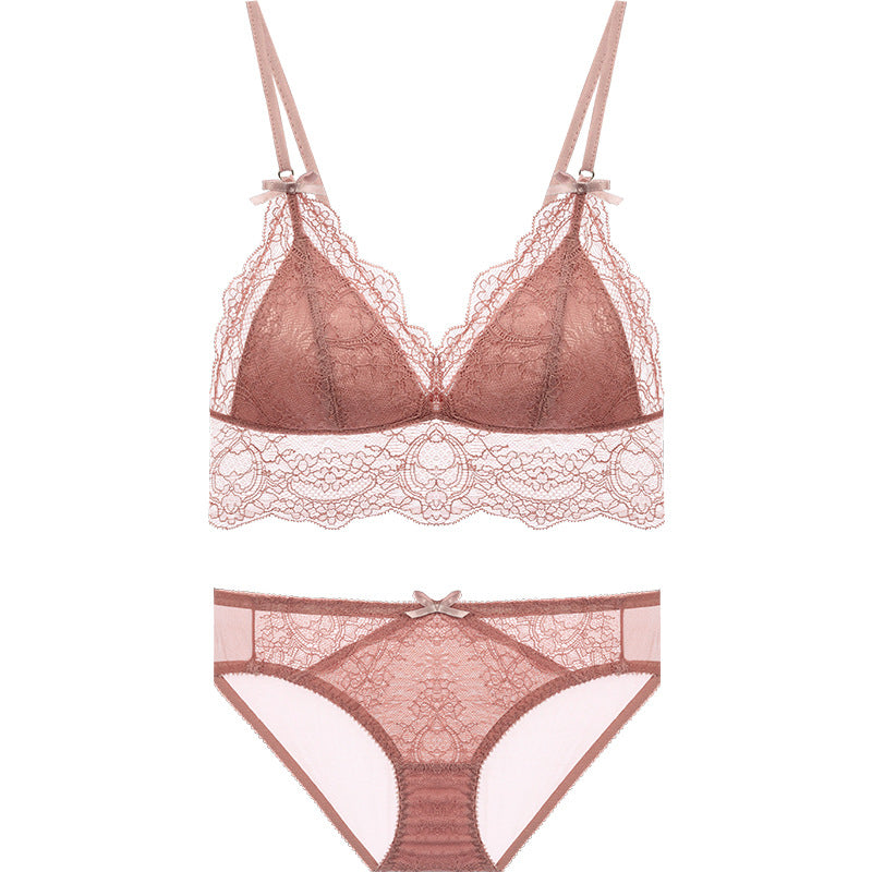 French thin section without steel ring underwear set