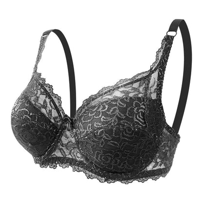 Lace CD Large Size Bra Underwear Gathered And Comfortable
