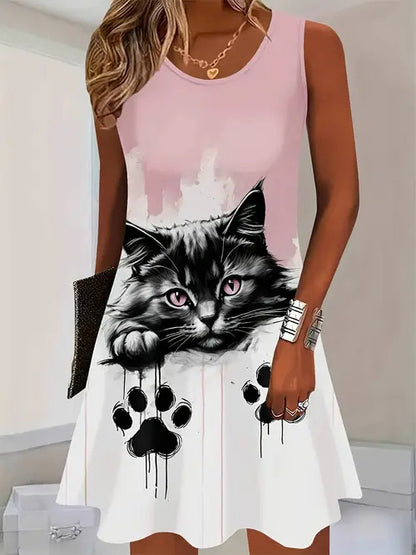Womens Casual Vest Dress From Europe And The US