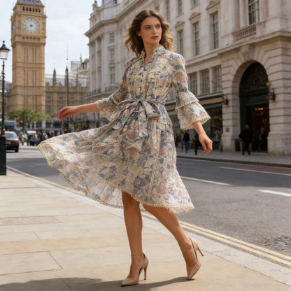 Vintage Lace Patchwork Dress