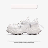 Breathable Mesh Foam Bottom Platform Dad Shoes