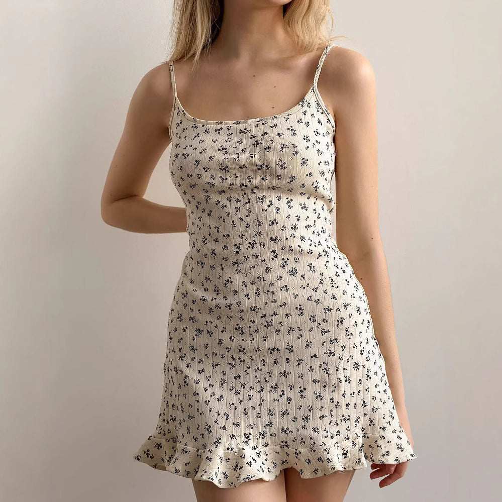 Womens Casual Jacquard Knit Slip Dress For Comfort And Style
