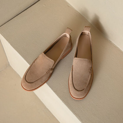 New Autumn Womens Shoes Chunky-heelLowheel Lowop Flats