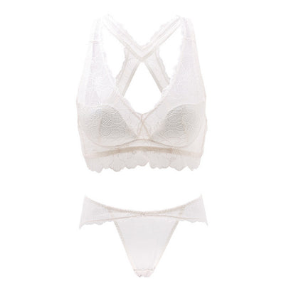 Soft cup beauty back underwear set
