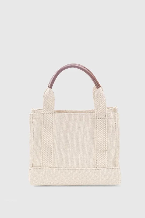 Soft Cream Canvas Tote Bag