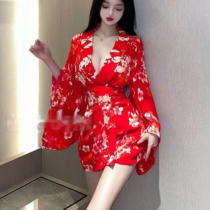 Underwear Japanese Cherry Blossom Kimono Pajamas