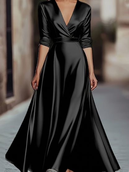 French-style Elegant Subtly Luxurious V-neck Dress With A Premium Feel