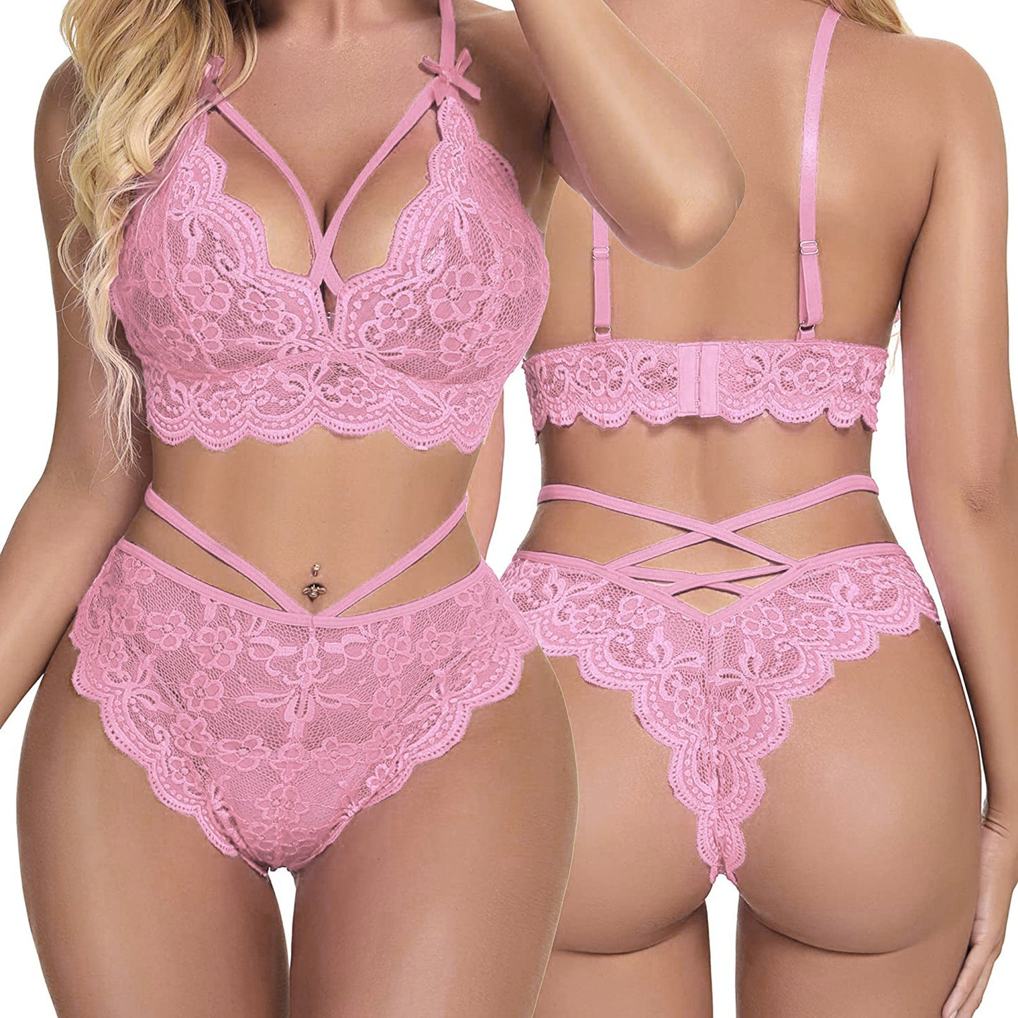 Personalized Women's Lace Split Underwear