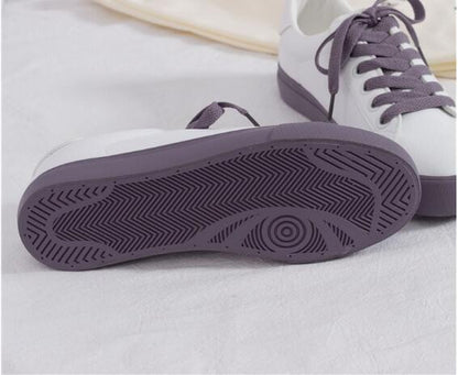 Spring new Korean version of the wild white shoes female strawberry retro port wind shoes students ins sneakers
