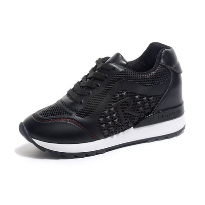 Net red increased casual white shoes