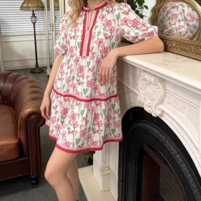 Fashionable Casual Long Loose-fit Retro Princess Dress