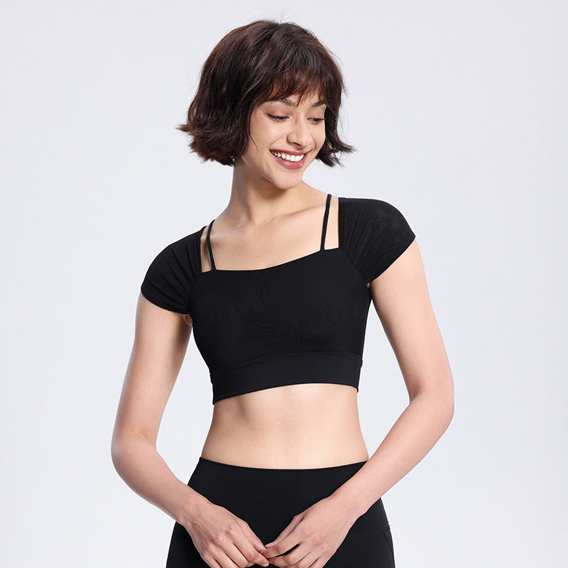 Professional Yoga Sports Underwear With Chest Pad Shockproof